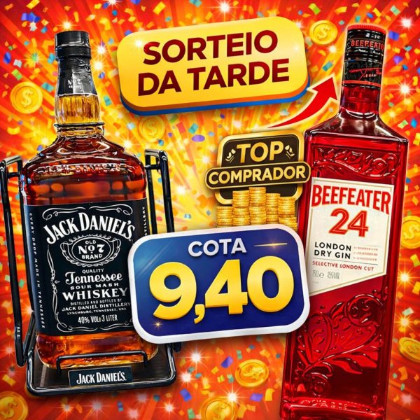 JACK DANIELS 3L + BALANÇO + TOP COMPRADOR 